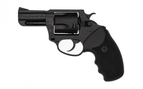 Charter Arms Bull Dog, Revolver, 44 Special, 2.5" Barrel, Steel, Blued Finish, Black, Rubber Grips, Fixed Sights 5 Rounds 14420