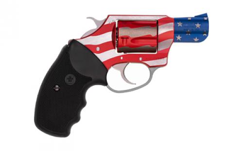 Charter Arms Old Glory, Revolver, 38 Special, 2" Barrel, Steel, Cerakote Finish, Red/White/Blue, Rubber Grips, Fixed Sights, 5 Rounds 23872