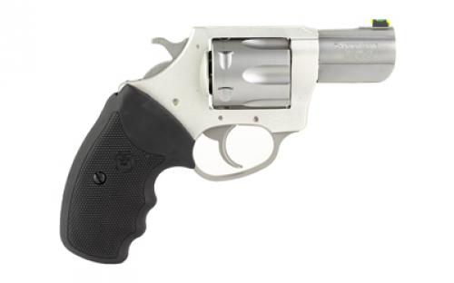 Charter Arms The Boxer, Double Action Revolver, 38 Special, 2.2" Barrel, Aluminum Receiver, Anodized Finish, Silver, Rubber Grip, Fiber Optic Front Sight, 6 Rounds 53620