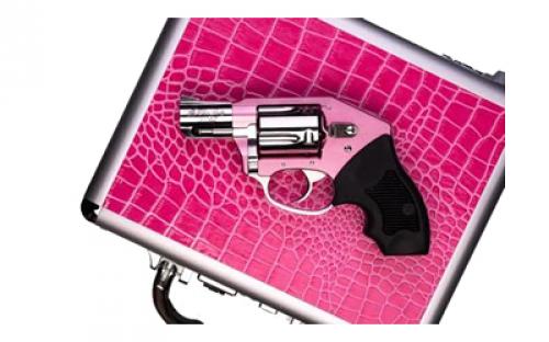 Charter Arms Chic Lady, Revolver, 38 Special, 2" Barrel, Aluminum, Anodized Finish, Pink, Rubber Grips, Fixed Sights, 5 Rounds 53852
