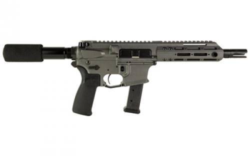 Christensen Arms CA9MM, Semi-automatic, Metal Frame Pistol, 9MM, 7.5" Carbon Fiber Barrel, Tungsten, 6.25" M-LOK Handguard, 21 Rounds, Flared Magwell, Does Not Come With Pistol Brace 801-11033-02