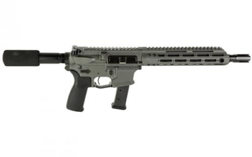 Christensen Arms CA9MM, Semi-automatic, Metal Frame Pistol, 9MM, 10.5" Carbon Fiber Barrel, Tungsten, 9.25" M-LOK Handguard, 21 Rounds, Flared Magwell, Does Not Come With Pistol Brace 801-11034-02