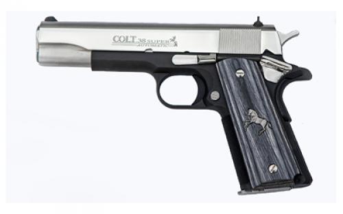 Colt's Manufacturing 1911C, TALO, Semi-automatic, 1911, Full Size, 38 Super, 5" Barrel, Blued Finish Frame, Silver Slide,, Steel Construction, 9 Rounds, 1 Magazine O1911C-38-JAL