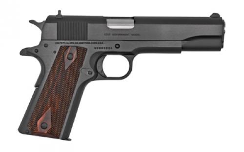 Colt's Manufacturing Government Model 1911C, Semi-automatic, Metal Frame Pistol, Full Size, 45ACP, 5" Barrel, Steel, Blued Finish, 7 Rounds, 1 Magazine O1911C