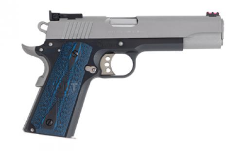 Colt's Manufacturing Gold Cup Lite, Series 70, 1911, Semi-automatic, Full Size, 45 ACP, 5" Barrel, Stainless Steel Slide, Blued Finish Frame, G10 Grips, Fiber Optic Front & Adjustable Rear Sights, Right Hand, 8 Rounds, 1 Magazine O5970GCL-TT