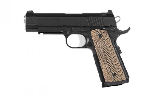 Dan Wesson Specialist Commander, 1911, Semi-automatic, Metal Frame Pistol, Commander, 45 ACP, 4.25 Barrel, Stainless Steel, Matte Duty Finish, Black, G10 Grips, Night Sights, Ambi Thumb Safety, 8 Rounds, 2 Magazines 01808