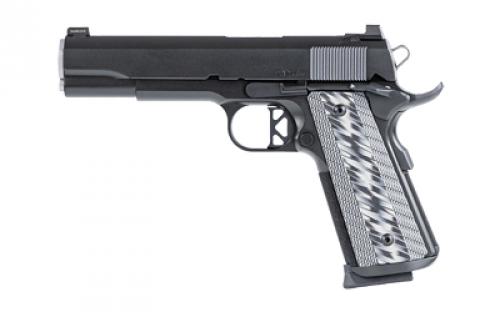 Dan Wesson Valor, Full Size, Semi-automatic, 1911, Full Size, 45ACP, 5 Barrel, Steel Frame, Matte Finish, Black, G10 Grips, Night Sights, 8 Rounds, 2 Magazines 01823