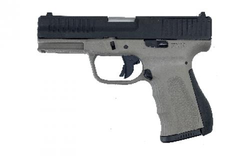 FMK Firearms 9C1-G3, Striker Fired, Semi-Automatic, Polymer Frame Pistol, Compact, 9MM, 3.87 Stainless Steel Barrel, Optic Ready Slide, Matte Finish, Two-Tone, Black Slide/Titanium Gray Frame, Fixed Sights, 804 Elite Fast Action Trigger, Picatinny Accessory Rail, 10 Rounds, 1 Magazine FMKG39TG
