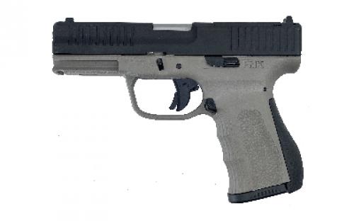 FMK Firearms 9C1-G3, Striker Fired, Semi-Automatic, Polymer Frame Pistol, Compact, 9MM, 3.87 Stainless Steel Barrel, Optic Ready Slide, Matte Finish, Two-Tone, Black Slide/Titanium Gray Frame, Fixed Sights, 804 Elite Fast Action Trigger, Picatinny Accessory Rail, 14 Rounds, 1 Magazine FMKG49TG