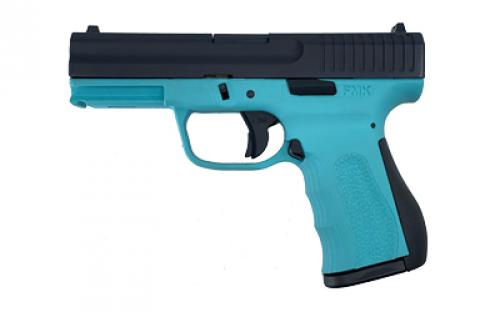FMK Firearms 9C1G2, Double Action Only, Semi-automatic, Polymer Frame Pistol, 9MM, 3.87 Barrel, Matte Finish, Black/Blue, Mag Out Safety, 10 Rounds, 1 Magazine FMKG9C1G2TBSSCM