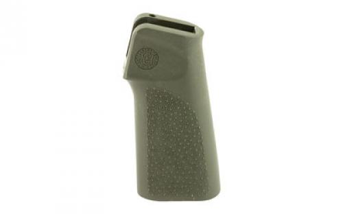 Hogue 15 Degree Vertical Rifle Grip, Fits AR-15/M16, Polymer, No Finger Groove, OD Green 13101