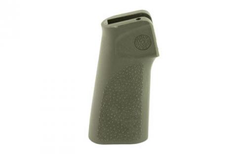 Hogue 15 Degree Vertical Rifle Grip, Fits AR-15/M16, Polymer, No Finger Groove, OD Green 13101