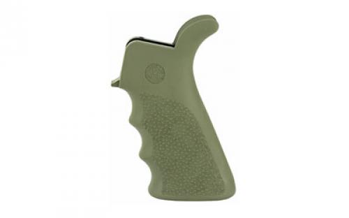 Hogue Beavertail Grip, AR15/M16, Rubber, Finger Grooves, OD Green Finish 15021