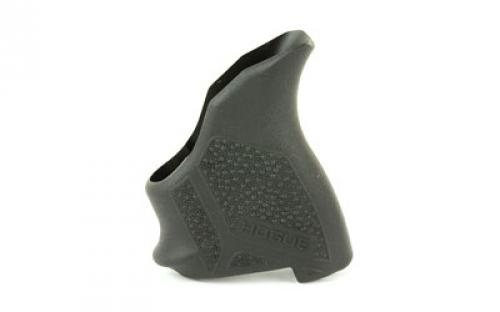 Hogue HandALL Beavertail Pistol Grip, Fits Ruger LCP II, Rubber, Finger Grooves, Black 18120