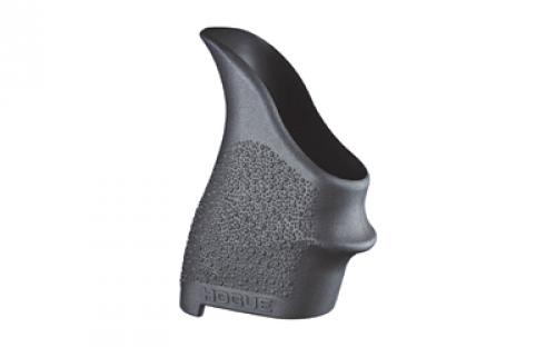 Hogue HandALL Beavertail Grip, Fits S&W M&P Shield/Ruger LC9, Rubber, Finger Grooves, Black 18400