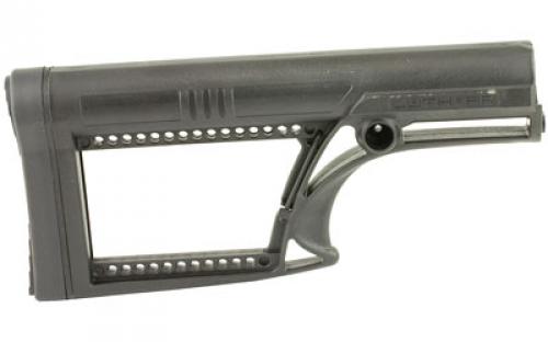 Luth-AR MBA-2 Skullaton Fixed Stock, Fits AR-15 & AR-10 Rifle Length A2 Buffer Tube, Black MBA-2