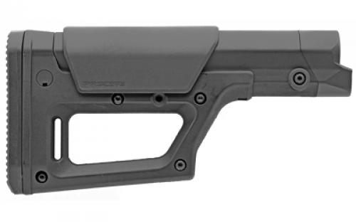 Magpul Industries PRS Lite Stock, Adjustable LOP (13.85-15.25 in .14 Increments), Adjustable Comb Height (Adjusts From Flush to +.8 in .1 Increments), Compatible With Carbine/SR25/A5 Receiver Extension Tubes, Black MAG1159-BLK