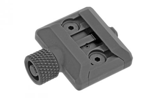 Magpul Industries QR Rail Grabber, Developed Primarily For Magpul Bipods, True Quick-Release Plate That is Compatible With a Wide Variety of Products That Use The A.R.M.S. 17S Style Footprint, Compatible With Both Picatinny and RRS/ARCA Interfaces, Aluminum, Black MAG1196-BLK