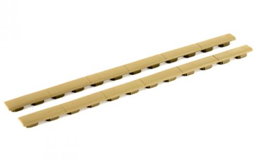 Magpul Industries M-LOK Rail Cover Type 1, Fits M-LOK Compatible Systems, 9.5 Length Covers 6 M-LOK Slots, Can Be Cut, FDE MAG602-FDE