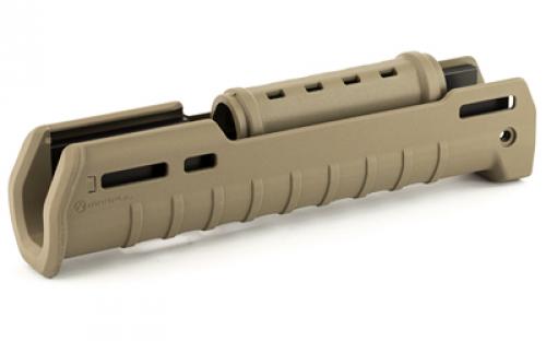 Magpul Industries Zhukov-U Handguard, Fits AK Variants Except Yugo Pattern Rifles or RPK Style Receivers, Polymer Construction, 1.5 Shorter In Length Than The Standard Zhukov Handguard, Integrated Heat Shield, M-LOK Mounting Capabilities, Flat Dark Earth MAG680-FDE