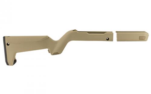 Magpul Industries X-22 Backpacker Stock, Fits All Ruger 10/22 Takedowns, Including 10/22 Takedowns With Tactical Solutions SB-X Barrels, MOE SL Non-Slip Rubber Butt Pad, Storage Compartment Fits 3-10Rd Magazines, Flat Dark Earth MAG808-FDE
