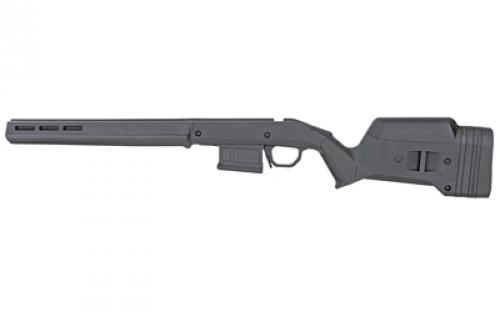 Magpul Industries Hunter American Stock, Fits Ruger American Short Action, Includes Magpul's Bolt Action Magazine Well and 1 PMAG 5 7.62 AC, Black MAG931-BLK