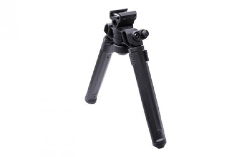 Magpul Industries Bipod, Hard Anodized 6061 T-6 Aluminum, Fits 1913 Style Picatinny Rails, 6.3"-10.3" Length, Weight 11oz, Black Finish MAG941-BLK