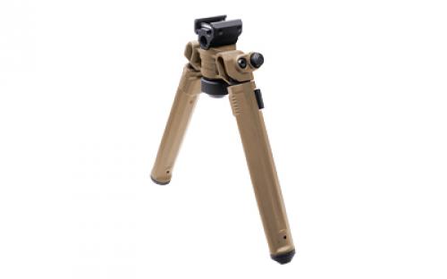 Magpul Industries Bipod, Hard Anodized 6061 T-6 Aluminum, Fits 1913 Style Picatinny Rails, 6.3"-10.3" Length, Weight 11oz, Flat Dark Earth MAG941-FDE