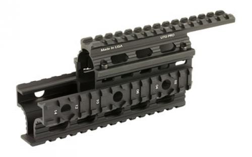 Leapers, Inc. - UTG Tactical Quad Rail, Fits AK, Black MTU009