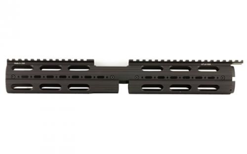 Leapers, Inc. - UTG Handguard, Fits AR Rifles, 15" Super Slim Drop-in, Black, Includes two 2-Slot and two 4-Slot rail sections MTU015SS