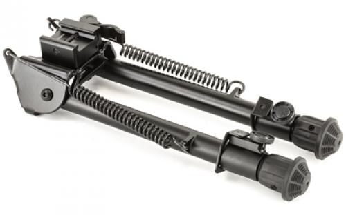 Leapers, Inc. - UTG Tactical Op Bipod, Fits Picatinny or Weaver Rail, 8" - 12.4", with QD Lever Mount, Black TL-BP88Q