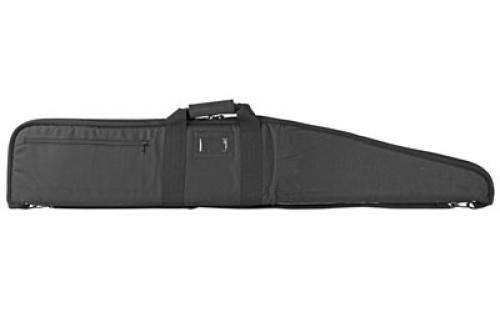 NCSTAR 2958 Series Shotgun Case, Black, Nylon, 48" Length, Metal Lockable Zipper Pulls, Includes Adjustable 2" Shoulder Strap with Shoulder Pad CVSHB2958-48