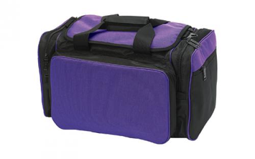 US PeaceKeeper Medium Range Bag, Black w/Purple Accents, 600 Denier Polyester, 18x10x10 P22214
