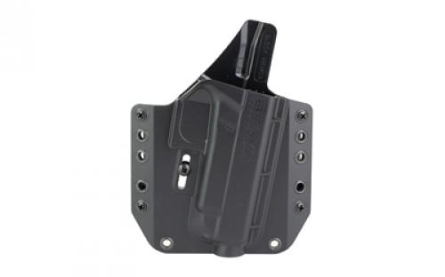 Bravo Concealment BCA, OWB Concealment Holster, 1.5" Belt Loops, For Glock 48/48 MOS, Right Hand, Black, Polymer BC10-1029