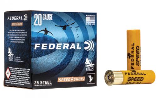 Federal Speed-Shok, 20 Gauge 3", #2, 7/8 oz, Steel Shot, 25 Round Box, California Certified Nonlead Ammunition WF209 2