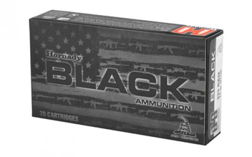 Hornady BLACK, 223 Rem, 75 Grain, Boat Tail Hollow Point, 20 Round Box 80267