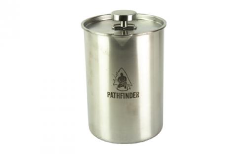 Pathfinder French Press Kit, Stainless Steel, 48oz PFFP-102