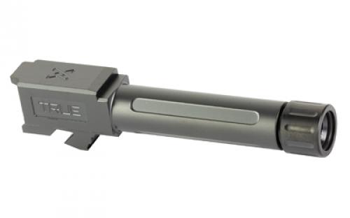 True Precision Threaded Barrel, 9MM, For Glock 26, Black DLC Finish, Includes Thread Protector TP-G26B-XTBC