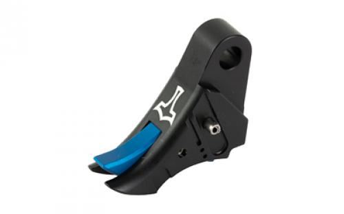 Glockmeister TYR, Trigger, Black Shoe/Blue Safety, For Glock Gen 5 TYRG5BLBLUS