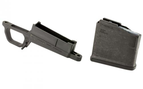 Magpul Industries Bolt Action Magazine Well for Hunter 700 Stock, Includes (1) PMAG 5 AC L, Black, Designed Specifically For The Hunter 700L Stock And Long Action 30-06 Caliber AICS (Accuracy International Chassis Systems) Pattern Magazines. MAG489-BLK