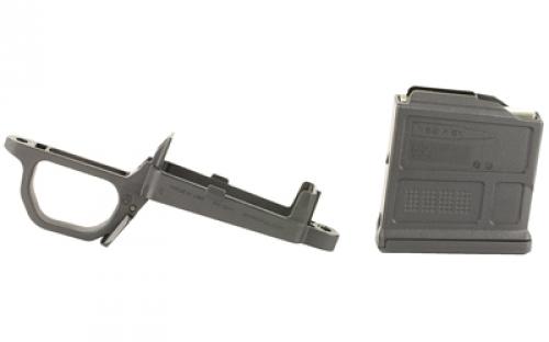 Magpul Industries Bolt Action Magazine Well For Hunter 700 Stock, Includes (1) PMAG 5 7.62 AC, Designed Specifically For The Hunter 700 Stock And All Short Action Caliber AICS (Accuracy International Chassis Systems) Pattern Magazines, Black MAG497-BLK