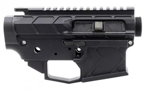 Bootleg Stripped Upper/Lower Receiver Set, 223 Remington/556 NATO, Ambidextrous, Anodized Finish, Black BP-ULR-1