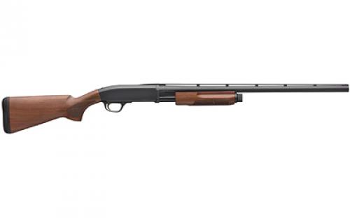 Browning BPS Field, Pump Action Shotgun, 12 Gauge, 3" Chamber, 28" Barrel, Blued Finish, Walnut Stock, Includes 3 Choke Tubes - Improved Cylinder, Modified & Full Invector, Right Hand, 4 Rounds 012286304