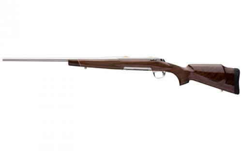 Browning X-Bolt White Gold, Bolt Action Rifle, 308 Winchester, 22 Satin Barrel, Sporter Contour, Engraved Receiver, Satin Silver Finish, Black Walnut Stock, Right Hand, 4 Rounds, 1 Magazine 035235218