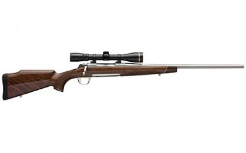 Browning X-Bolt White Gold, Bolt Action Rifle, 300 Winchester Magnum, 26 Satin Barrel, Sporter Contour, Engraved Receiver, Satin Silver Finish, Black Walnut Stock, Right Hand, 3 Rounds, 1 Magazine 035235229