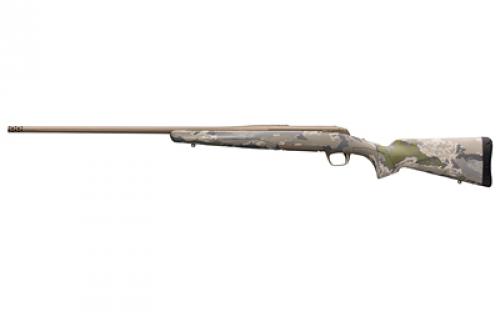 Browning X-Bolt Speed Long Range, Bolt Action Rifle, 300 Winchester Short Magnum, 26 Fluted Barrel, Threaded 5/8x24, Cerakote Finish, Smoked Bronze, OVIX Camo Stock, 3 Rounds, Right Hand 035557246