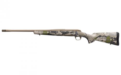 Browning X-Bolt Speed, Bolt Action Rifle, 308 Winchester, 18 Fluted Barrel, Threaded 5/8x24, Radial Muzzle Brake, Cerakote Finish, Smoked Bronze, Synthetic Stock, OVIX Camouflage Finish, 4 Rounds 035559218