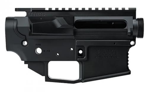 LanTac USA LLC Raven Billet AR-15 Receiver Set, Anodized Finish, Black, Includes Upper and Lower Stripped Reciever 01-RV-SET-N15-RAVEN