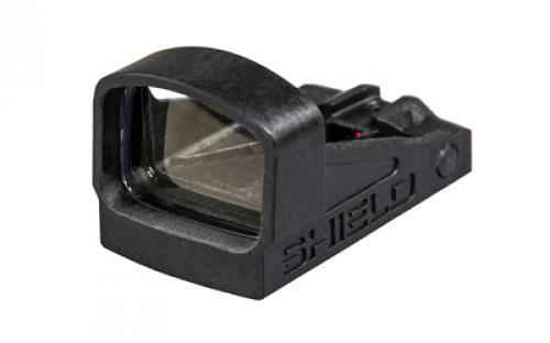 Shield Sights SHIELD Mini Sight, Compact, Glass Edition, Red Dot Sight, Non Magnified, Fits SMSc Footprint, 4MOA Dot, Black SMSC-4MOA-GLASS