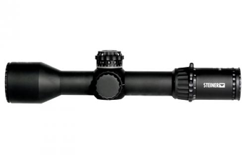 Steiner T6Xi, Rifle Scope, 2.5-15X, 50mm Objective, 34mm Tube Diameter, SCR Reticle, 1/4 MOA, First Focal Plane, Matte Finish, Black 5117
